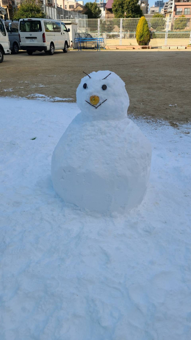 ⛄幼稚園での降雪イベント⛄